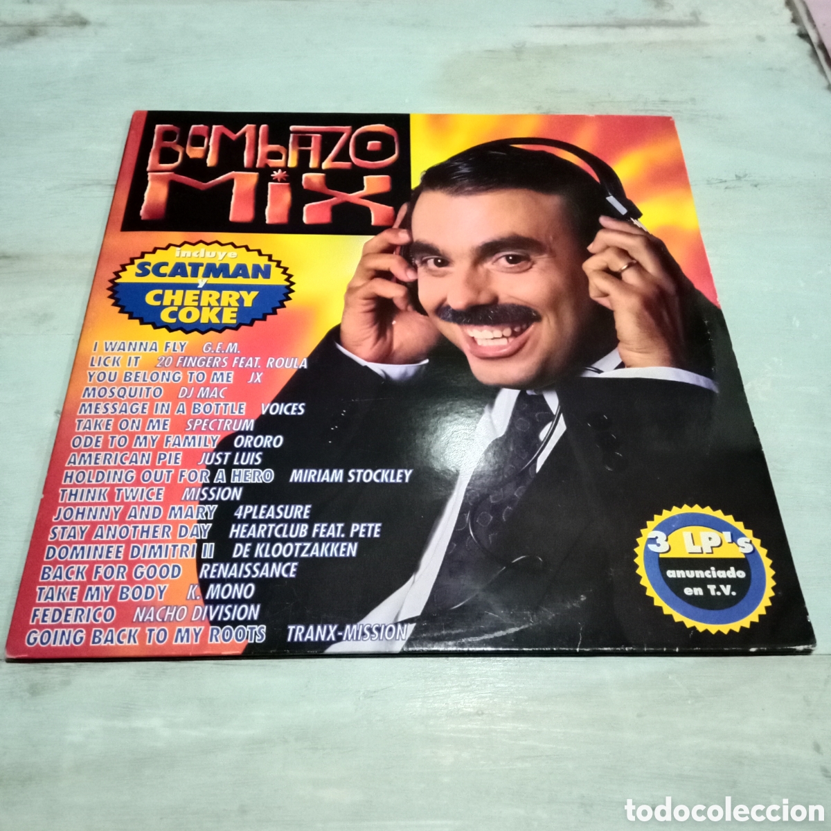 Discos de vinilo: VARIOS - BOMBAZO MIX - 3 LP GATEFOLD