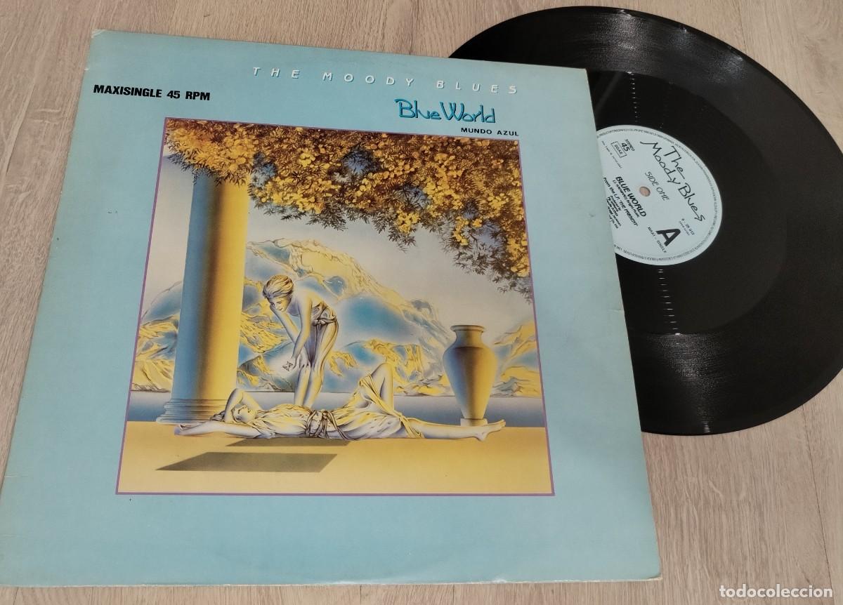Discos de vinilo: THE MOODY BLUES - BLUE WORLD .. .MAXISINGLE DE 1983 - EXTENDED VERSION - DECCA RECORD - ESPA&Ntilde;OL