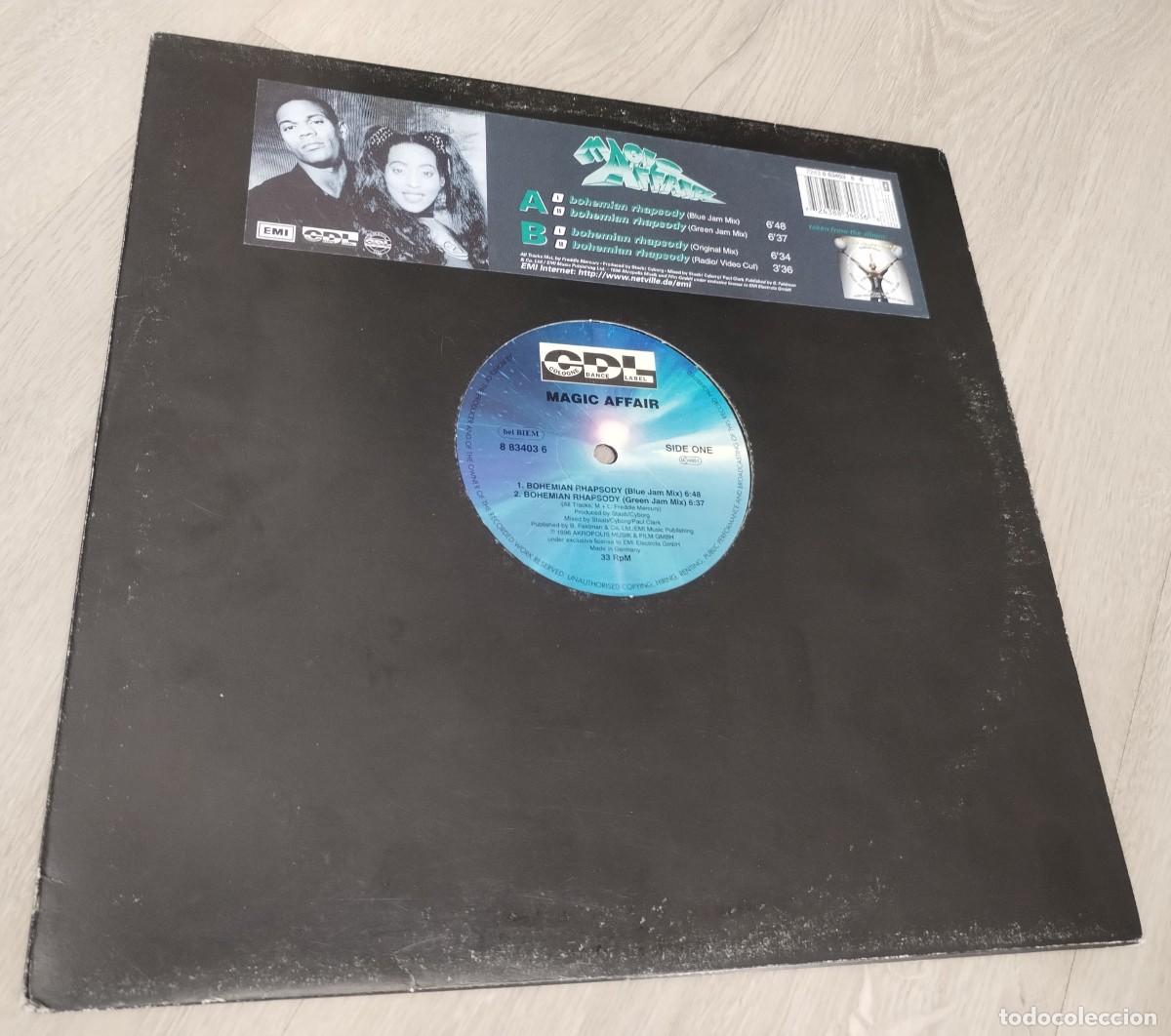 Discos de vinilo: MAGIC AFFAIR - BOHEMIAN RHAPSODY - ORIGINAL MIX + REMIXES ..MAXISINGLE DE CDL - 1996 - GERMANY