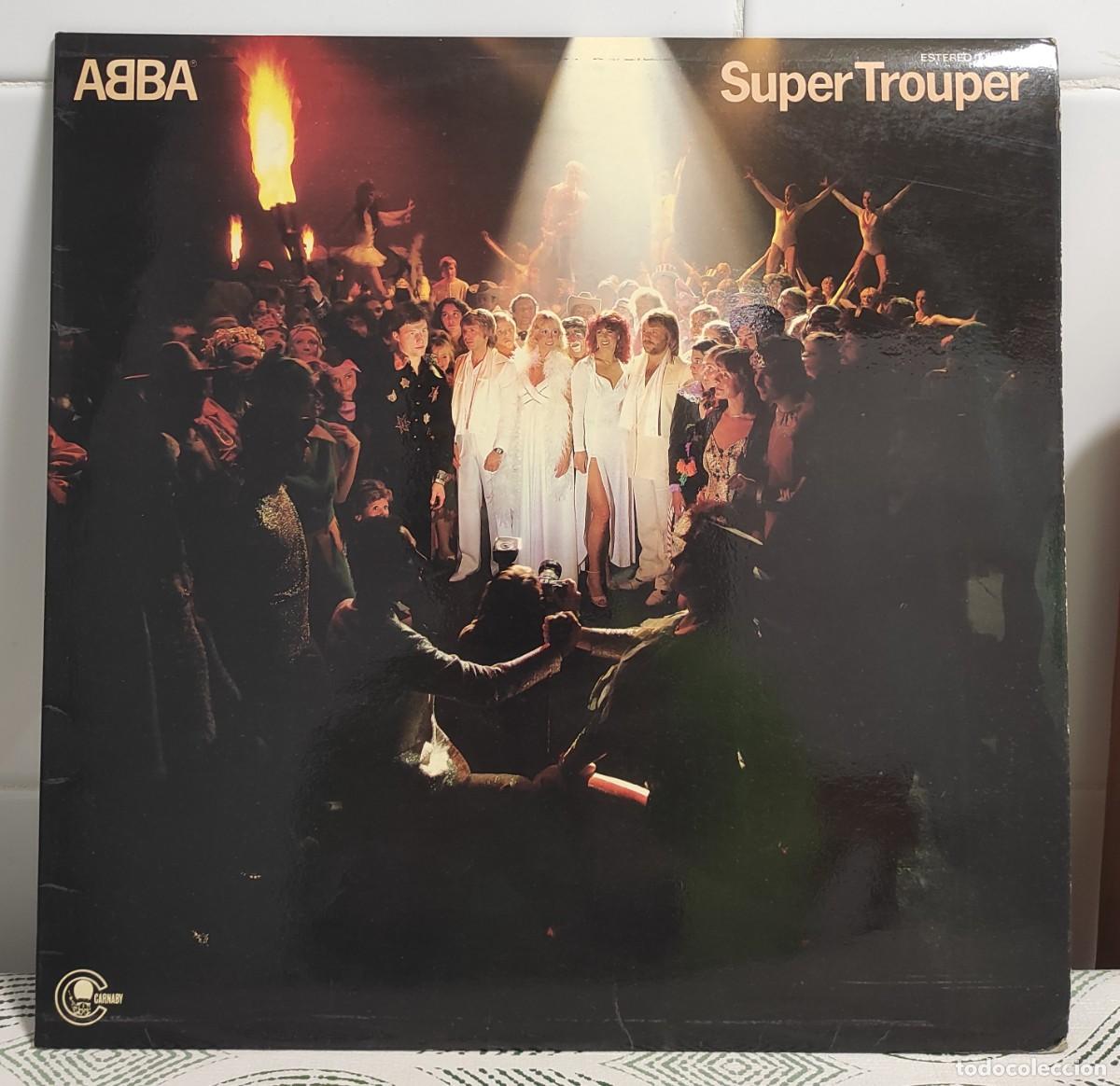 Discos de vinilo: ABBA - SUPER TROUPER - VINILO SELLO CARNABY ESPA&Ntilde;A 1980 - ESTADO EXCELENTE