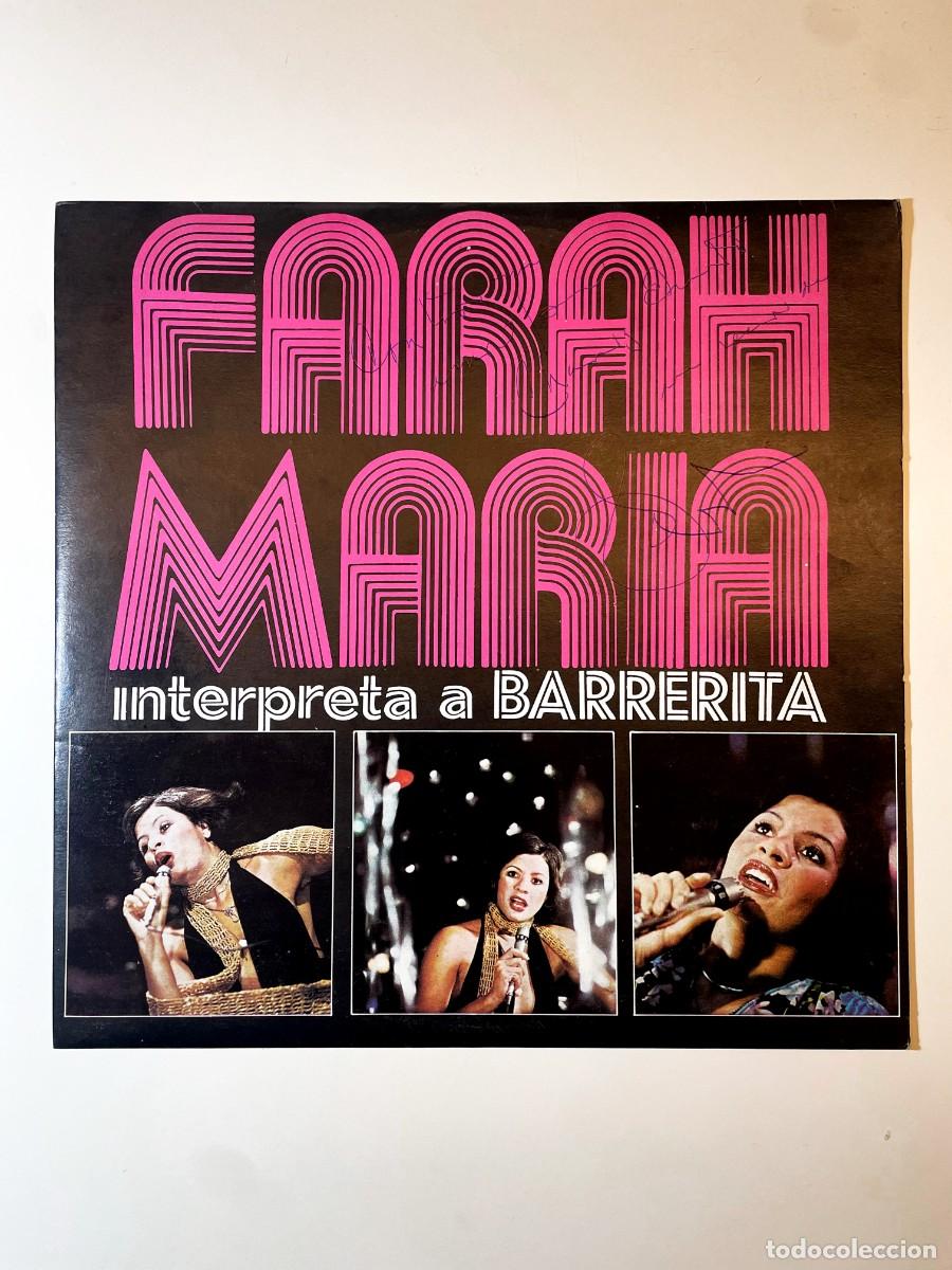 Discos de vinilo: Farah Mar&iacute;a - interpreta a Barrerita - Firmado