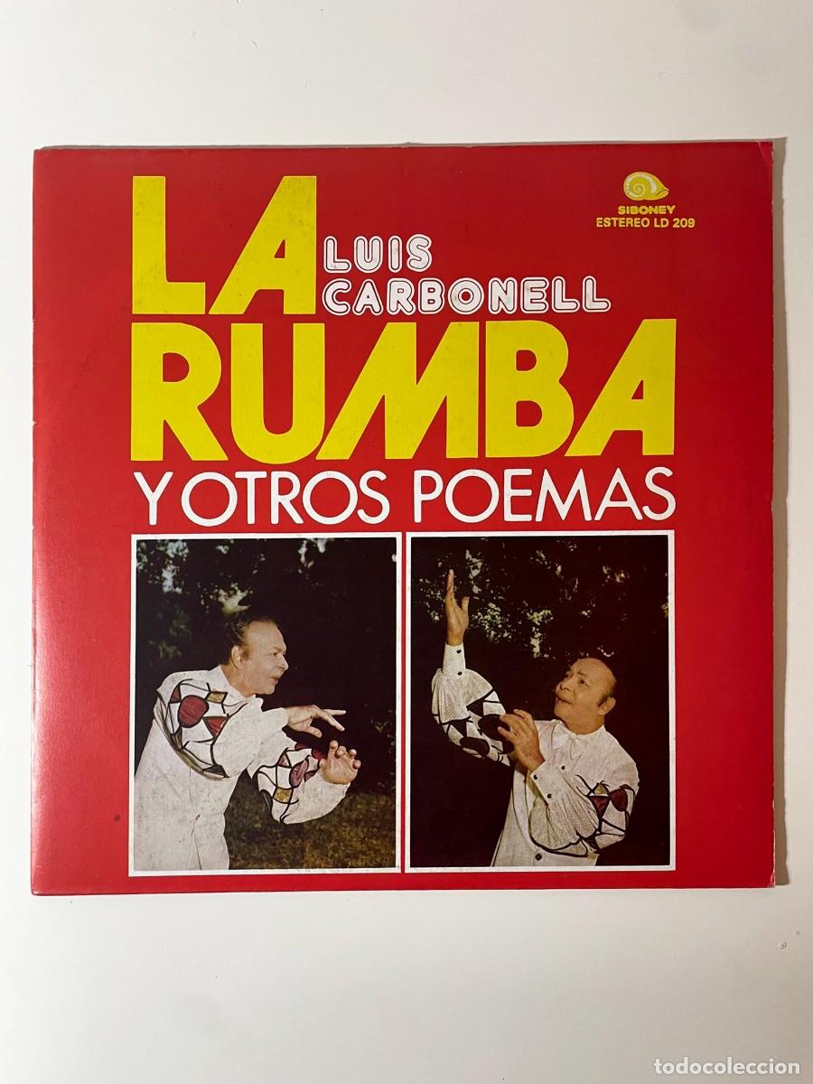 Discos de vinilo: Luis Carbonell - La Rumba y otros poemas (Original Cuba, 1982)