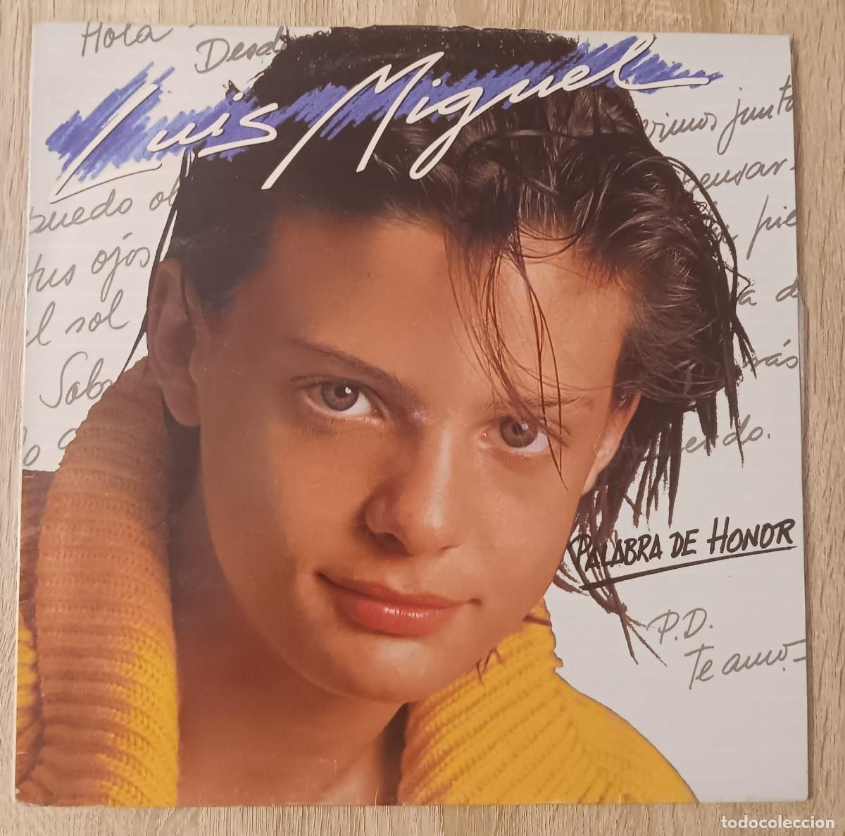 Discos de vinilo: DISCO DE VINILO LP LUIS MIGUEL PALABRA DE HONOR EMI 1984