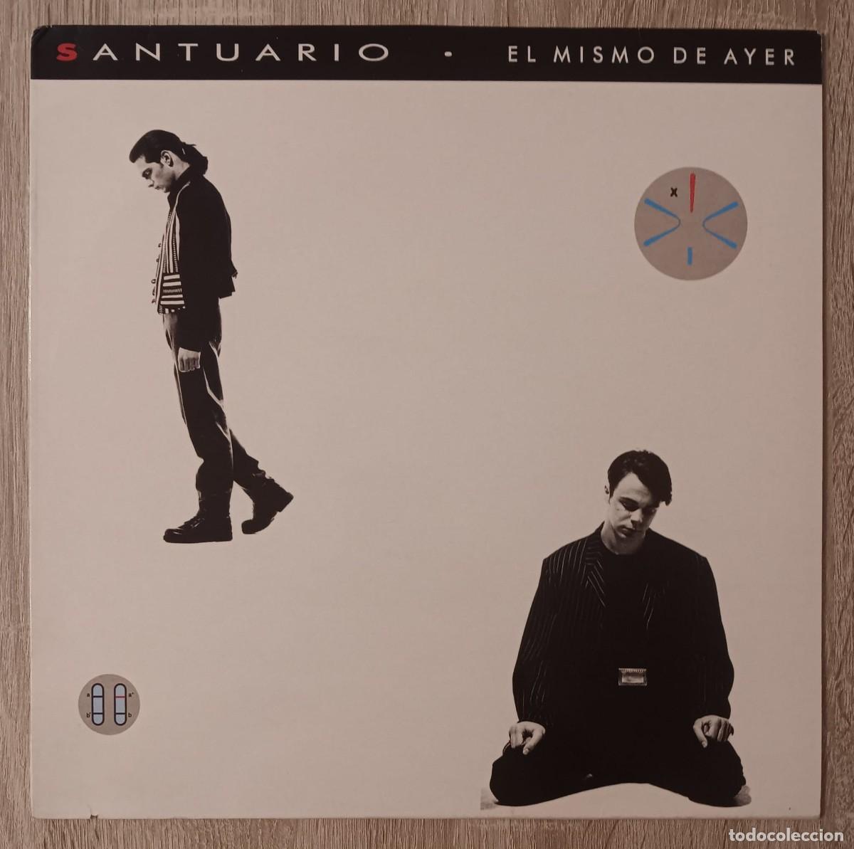 Discos de vinilo: DISCO DE VINILO LP MAXI SINGLE SANTUARIO EL MISMO DE AYER GASA 1994