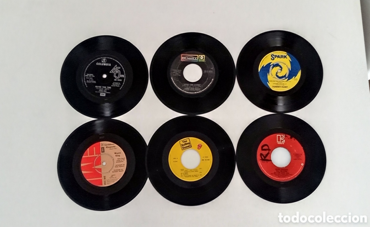 Discos de vinilo: Lote de singles y EPs a&ntilde;os 70 (II) Ediciones USA y UK
