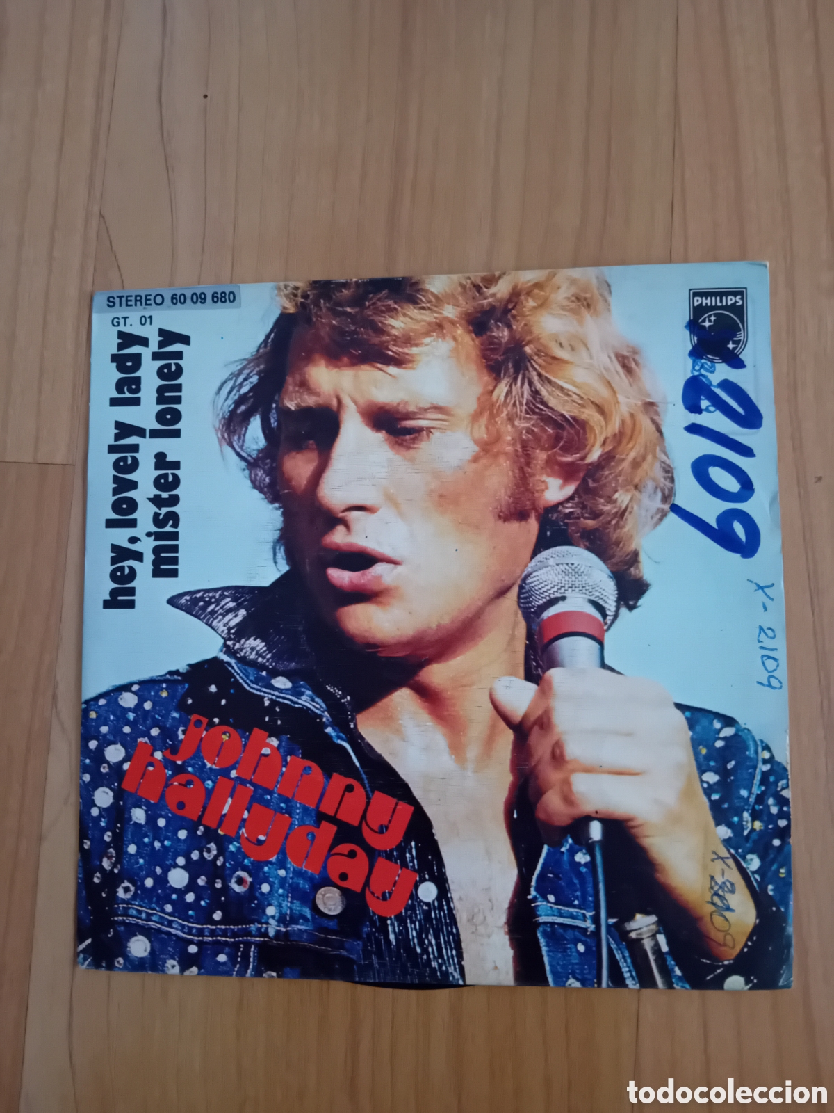 Discos de vinilo: JOHNNY HOLIDAY. HEY, LOVELY LADY