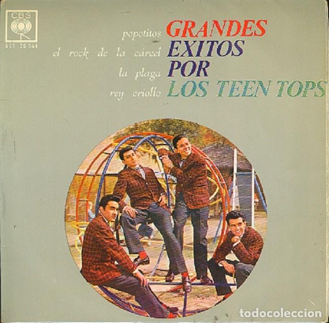 Discos de vinilo: Los Teen Tops &ndash; Popotitos; La plaga; El Rock de la C&aacute;rcel +1 &ndash; CBS 20064 &ndash; 1963