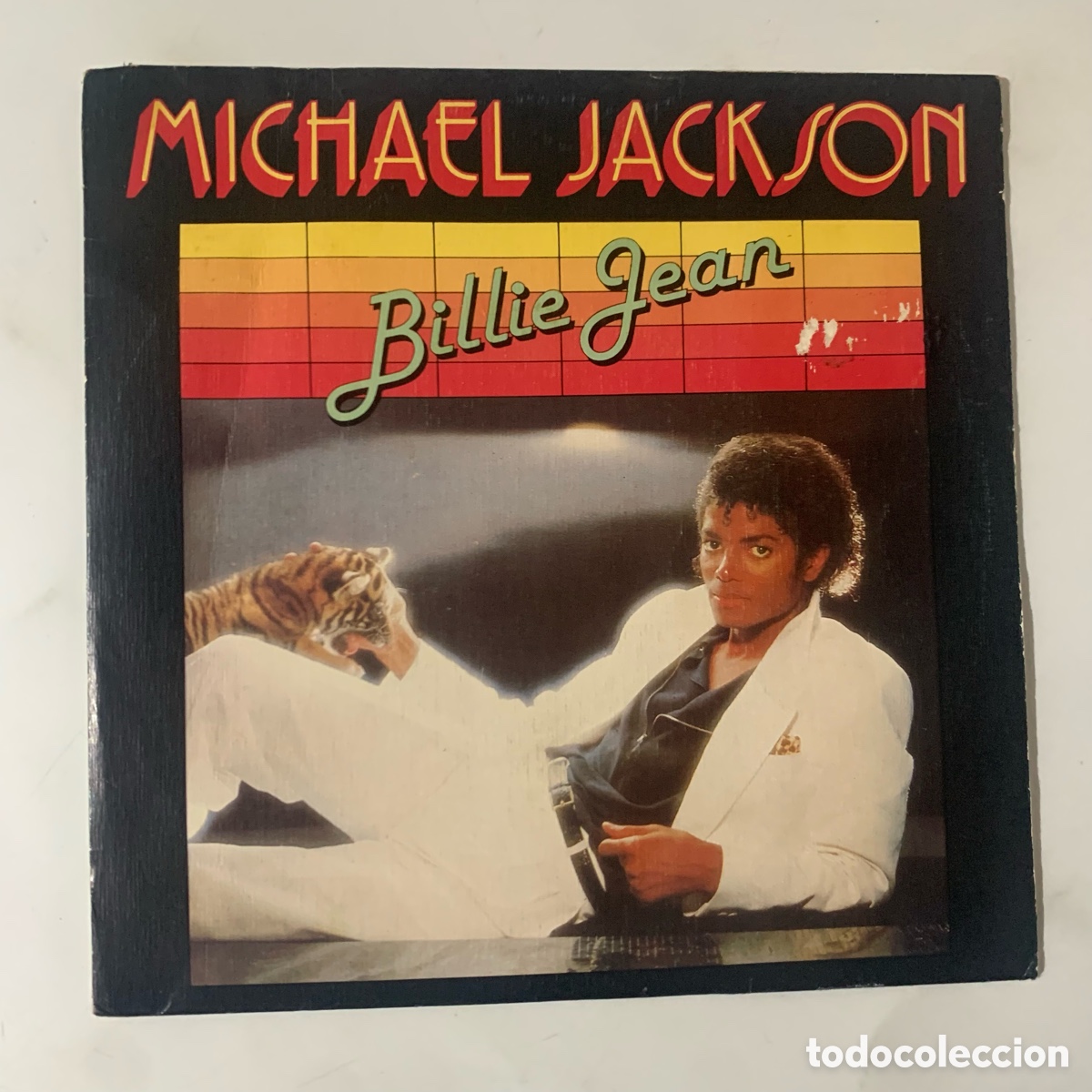 Discos de vinilo: single 7'' Michael Jackson &lrm;&ndash; Billie Jean edicion espa&ntilde;ola de 1982