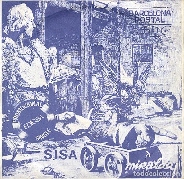 Discos de vinilo: Sisa &ndash; Barcelona postal; Barcelona amante del mar &ndash; EDIGSA P0464 (PROMO) &ndash; 1982