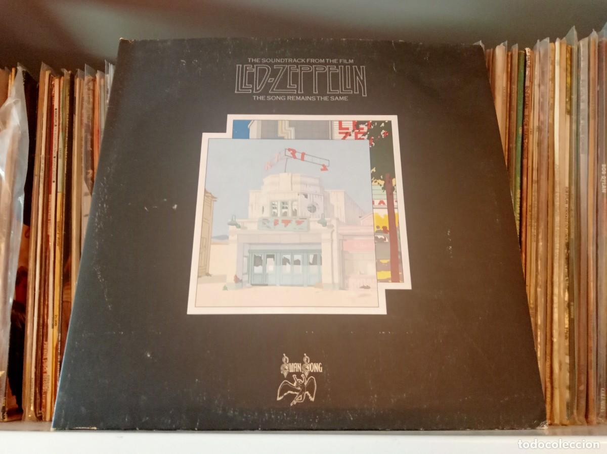 Discos de vinilo: Led Zeppelin &lrm;&ndash; The Soundtrack From The Film The Song Remains The Same - lp Germany 1976