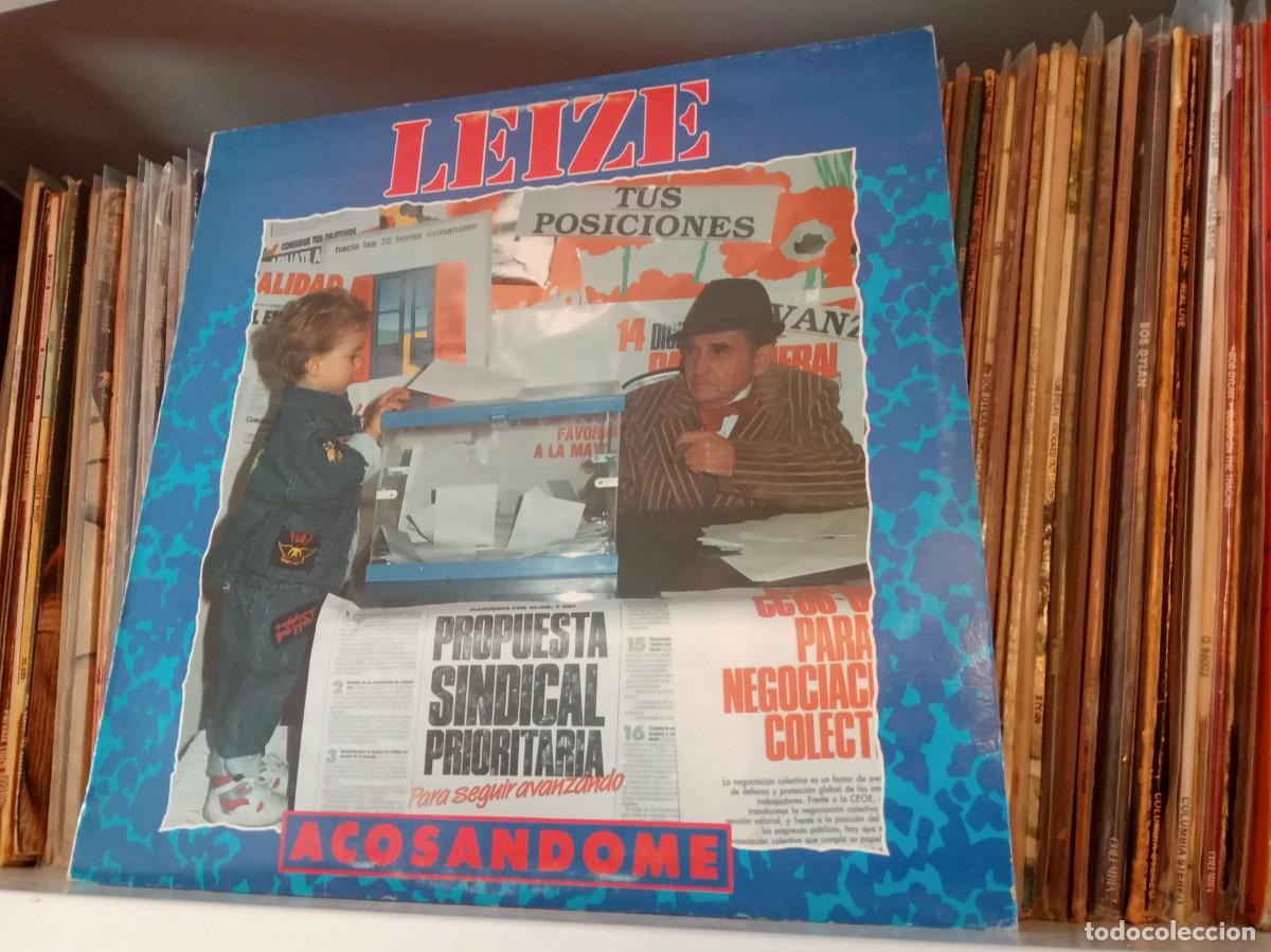 Discos de vinilo: Leize &lrm;&ndash; Acosandome - lp Spain 1991 - Foto 1