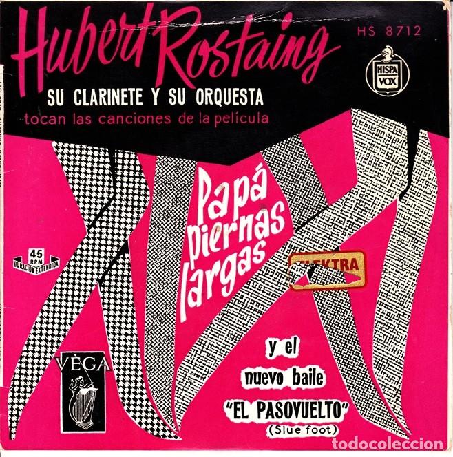 Discos de vinilo: Hubert Rostaing &ndash; Esto va bien; Ensue&ntilde;o; El pasovuelto &ndash; HISPAVOX 8712 &ndash; 1955