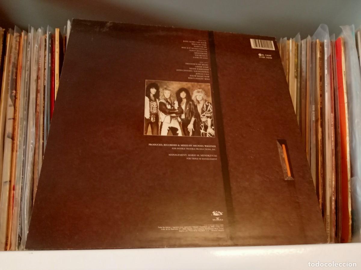 Discos de vinilo: Bonfire &lrm;&ndash; Point Blank - lp Spain 1989 - Foto 2