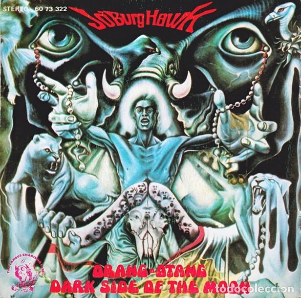 Discos de vinilo: Jo'Burg Hawk &ndash; Orang-Otang; Dark side of the moon &ndash; CHARISMA 60 73 322 &ndash; 1973