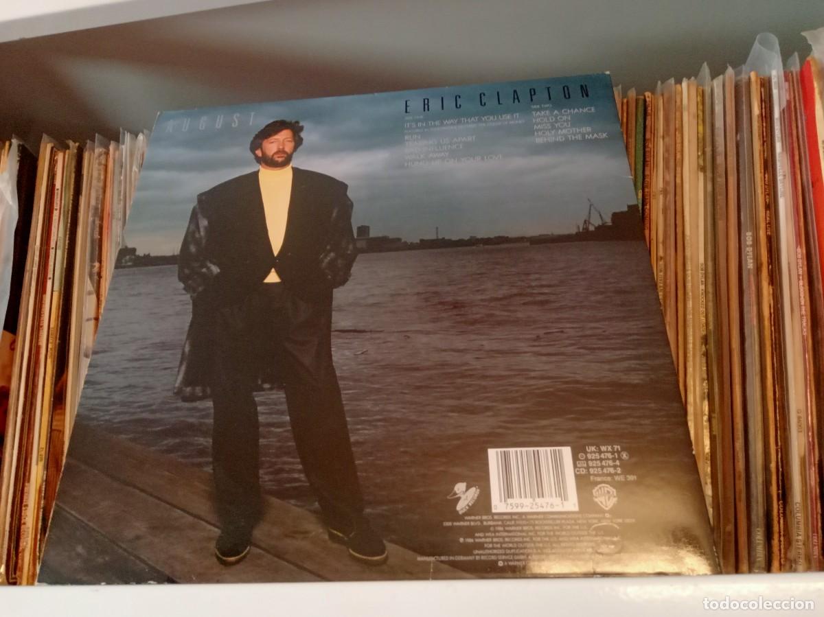 Discos de vinilo: Eric Clapton &lrm;&ndash; August - lp Europe 1986 - Foto 2
