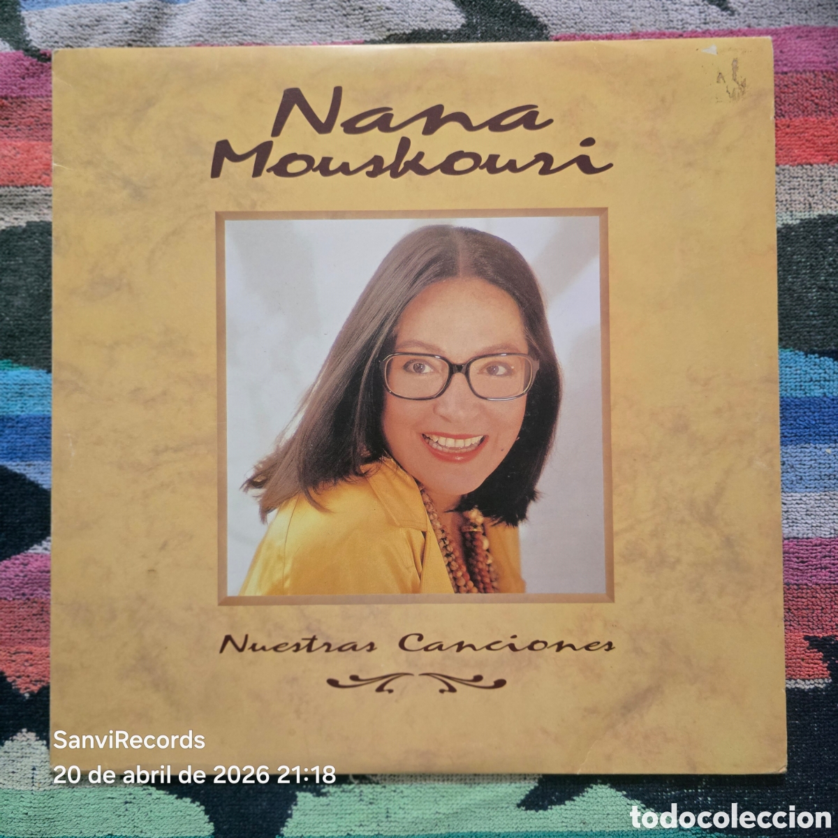 Discos de vinilo: [LP] NANA MOUSKOURI: NUESTRAS CANCIONES (PHILIPS) (1991)