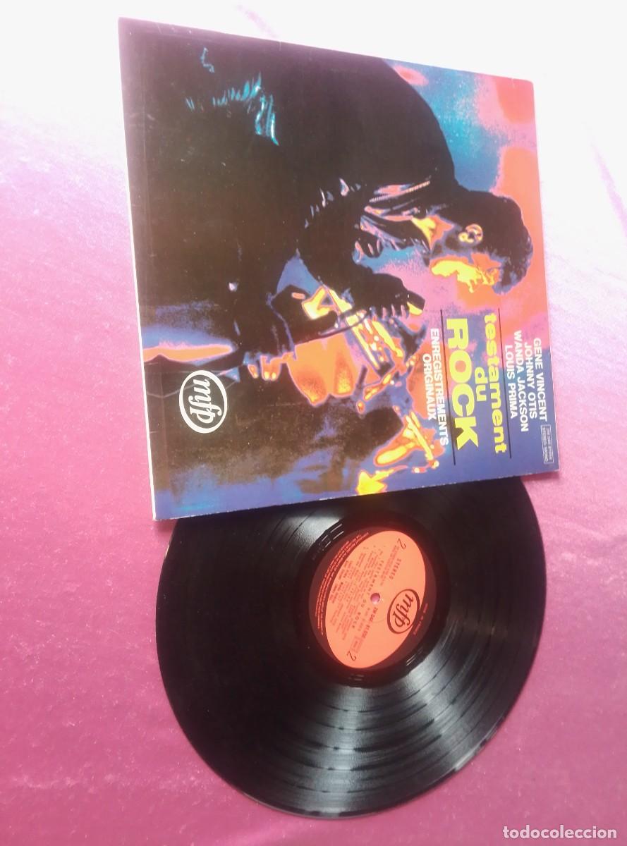 Discos de vinilo: TESTAMENT DU ROCK LOUIS PRIMA OTIS JACKSON FRANCE LP L31 3