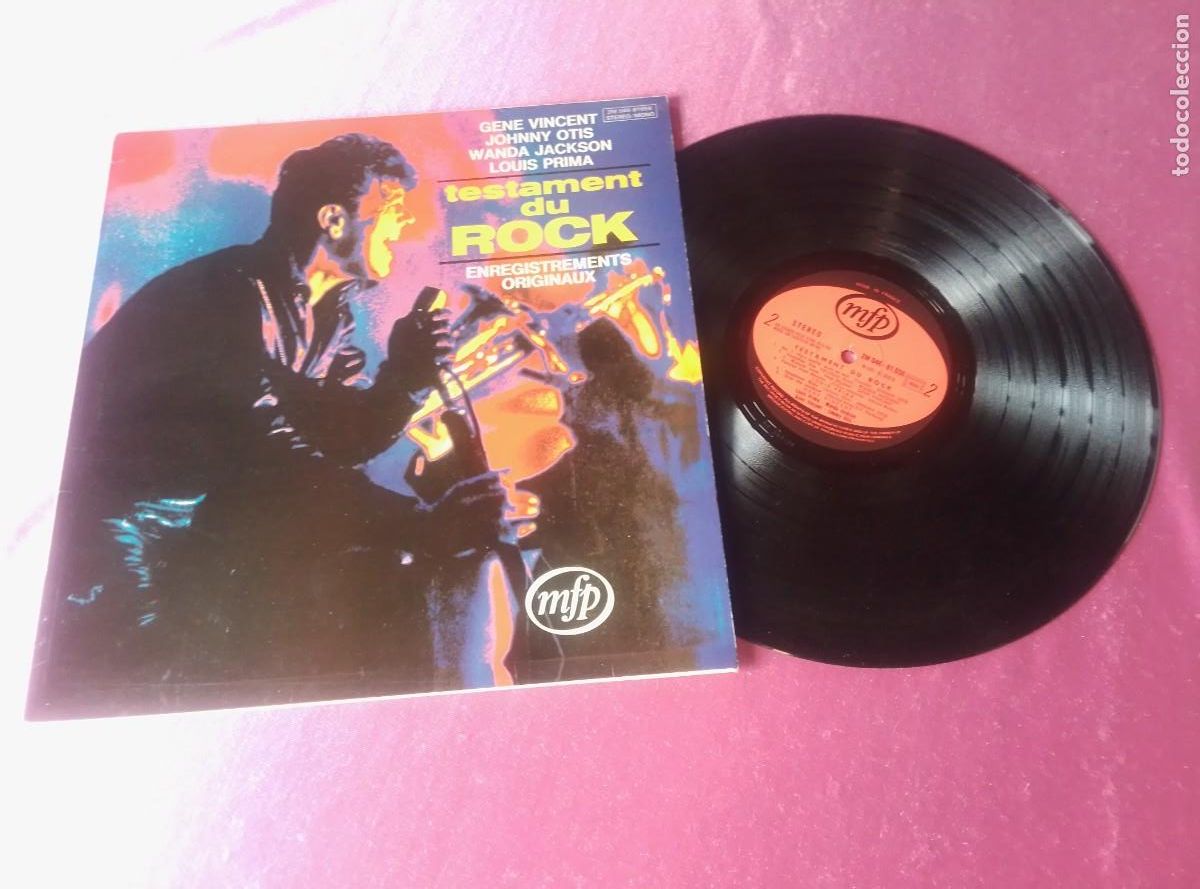 Discos de vinilo: TESTAMENT DU ROCK LOUIS PRIMA OTIS JACKSON FRANCE LP L31 3