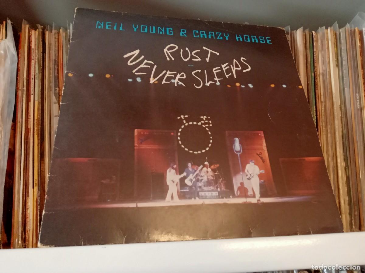Discos de vinilo: Neil Young & Crazy Horse &lrm;&ndash; Rust Never Sleeps - lp Germany 1979