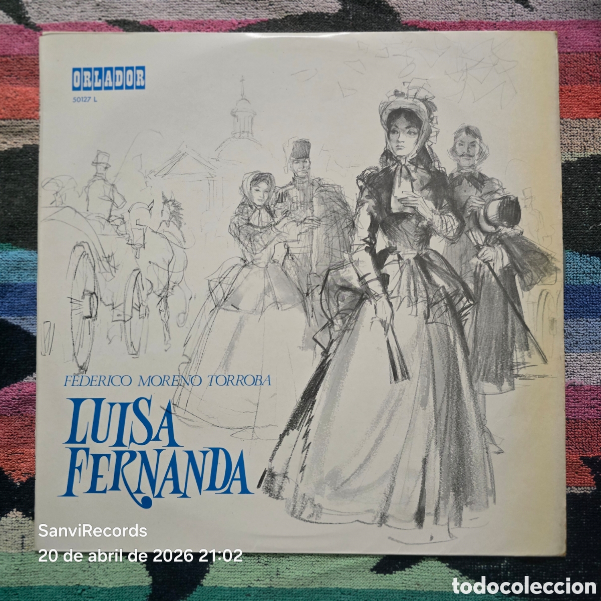 Discos de vinilo: [LP] FEDERICO MORENO TORROBA: LUISA FERNANDA (ORLADOR) (1968)