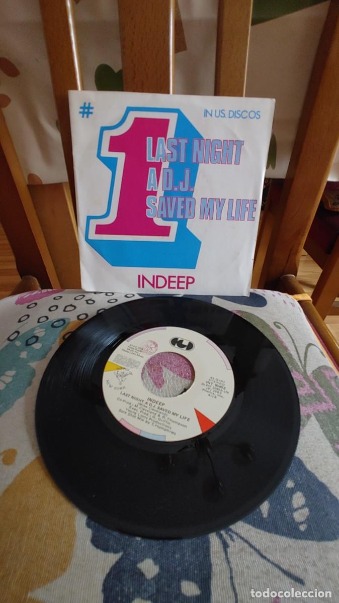 Discos de vinilo: INDEEP-SINGLE LAST NIGHT