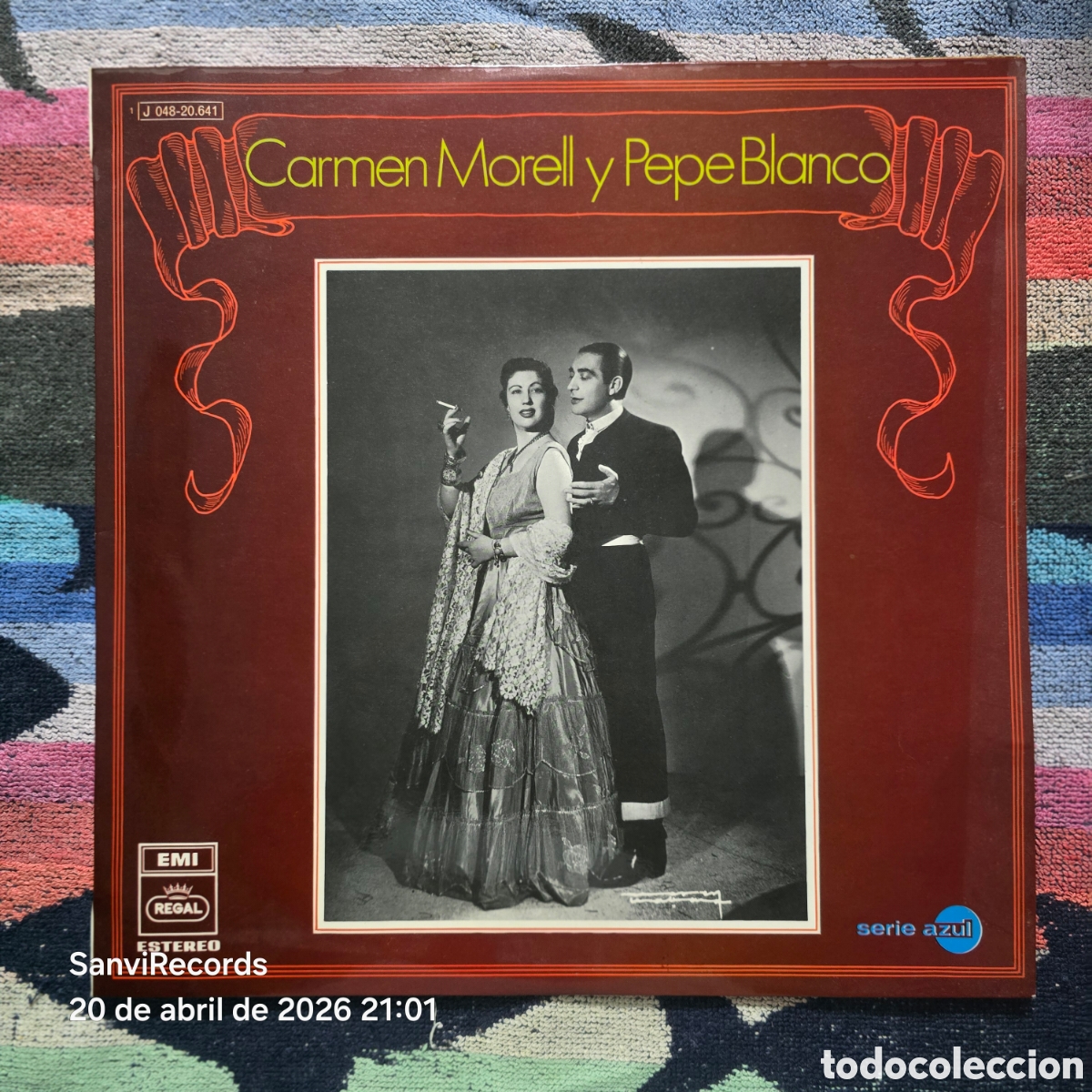Discos de vinilo: [LP] CARMEN MORELL Y PEPE BLANCO (EMI) (1971)