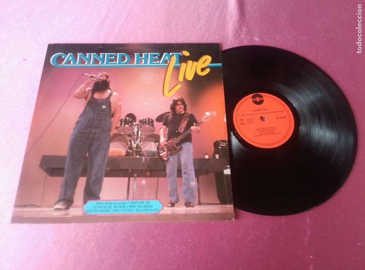 Discos de vinilo: CANNED HEAT LIVE HOLLAND LP L31 3