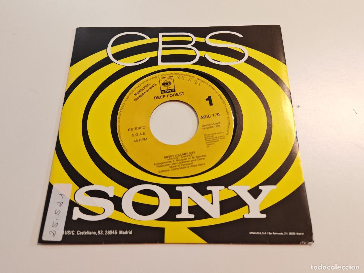 Discos de vinilo: DEEP FOREST Sweet lullaby 7&rdquo; SINGLE VINILO PROMO 1992 ESPA&Ntilde;A CONTIENE 1 TEMA
