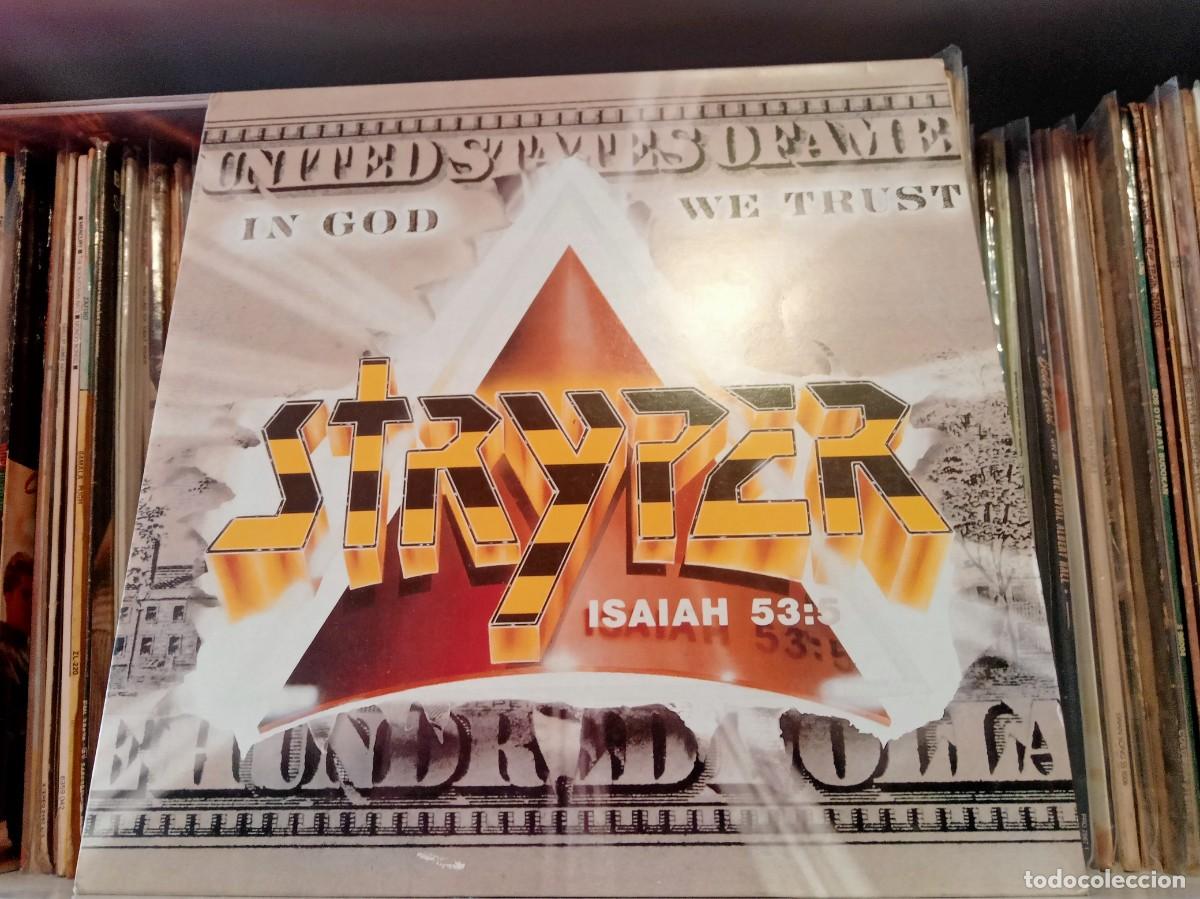 Discos de vinilo: Stryper &lrm;&ndash; In God We Trust - lp Spain 1988