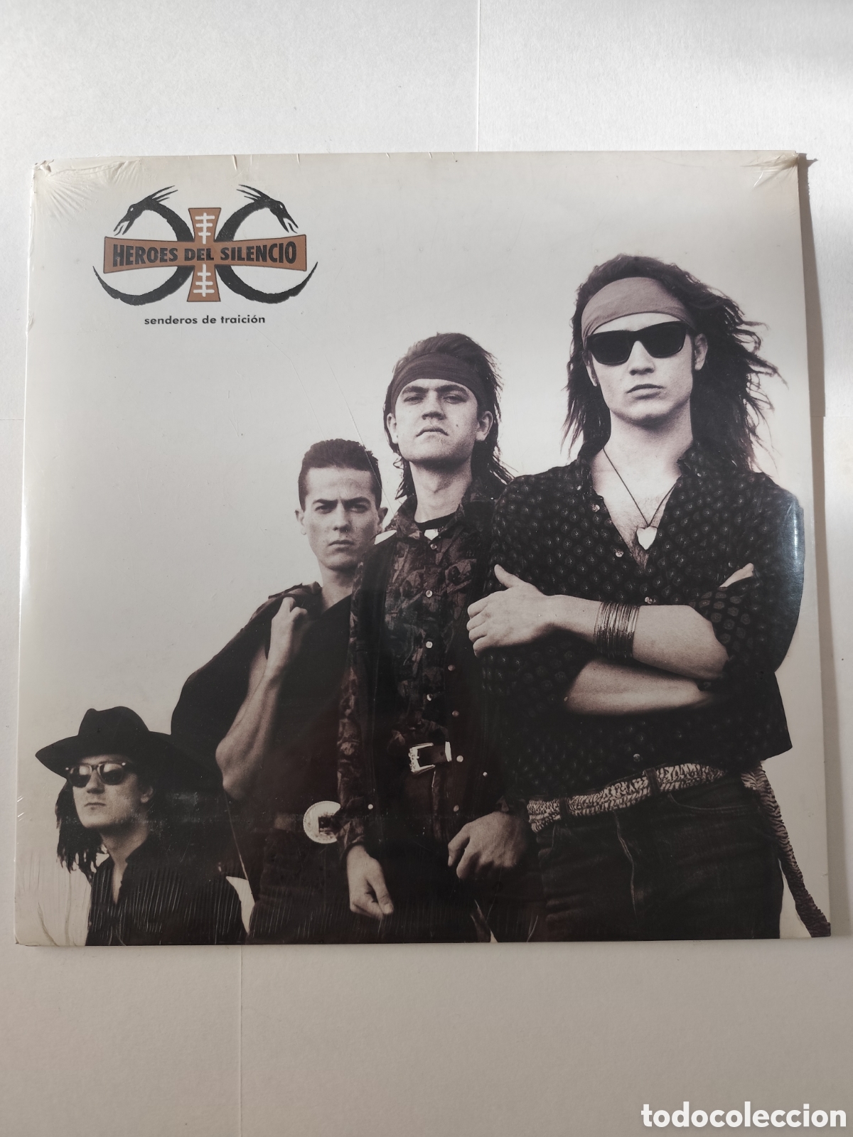 Discos de vinilo: Vinilo del &aacute;lbum Senderos de Traici&oacute;n de H&eacute;roes del Silencio edici&oacute;n 2009 nunca usado