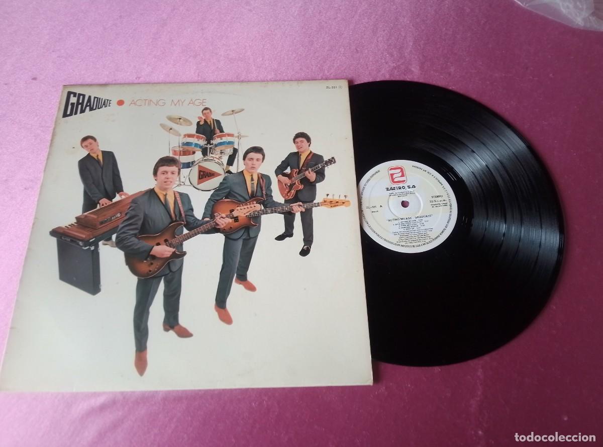 Discos de vinilo: GRADUATE ACTING MY AGE 1980 LP L31 3