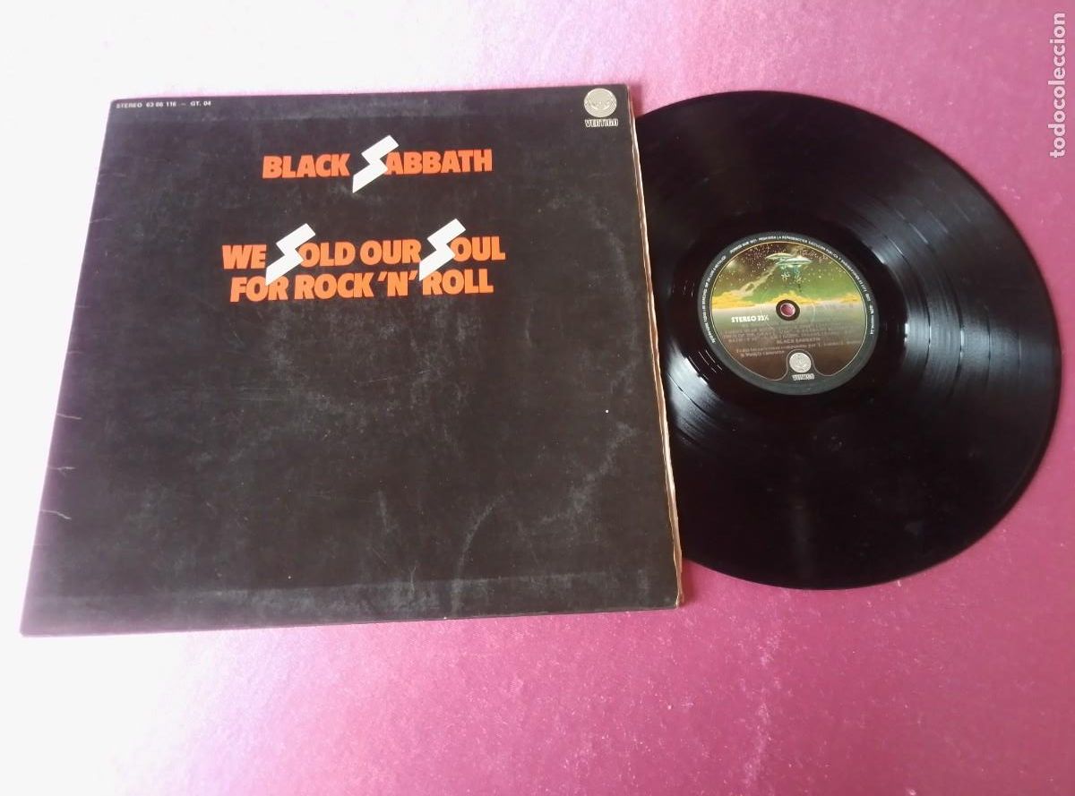 Discos de vinilo: BLACK SABBATH WE SOLD OUR SOUL FOR ROCK N ROLL 1975 LP L31 3