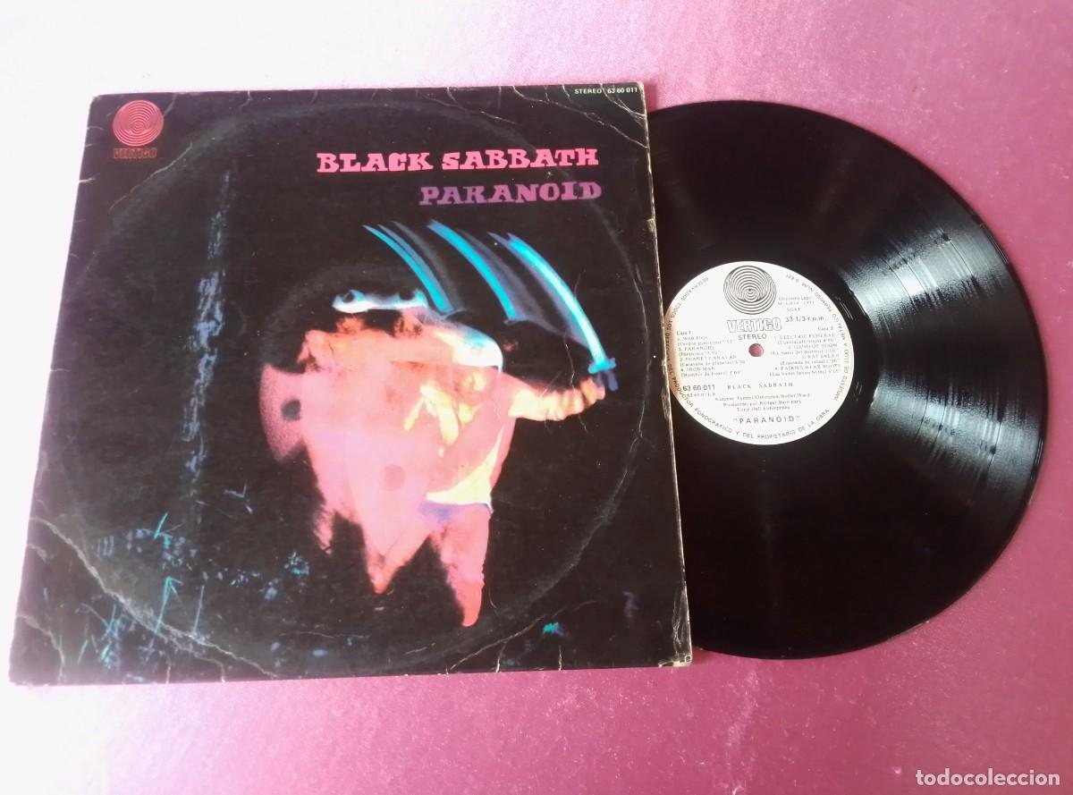 Discos de vinilo: BLACK SABBATH PARANOID 1971 VERTIGO LP L31 3