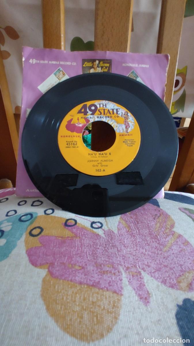Discos de vinilo: JOHNNY ALMEIDA-SINGLE HAU HAU E - Foto 1