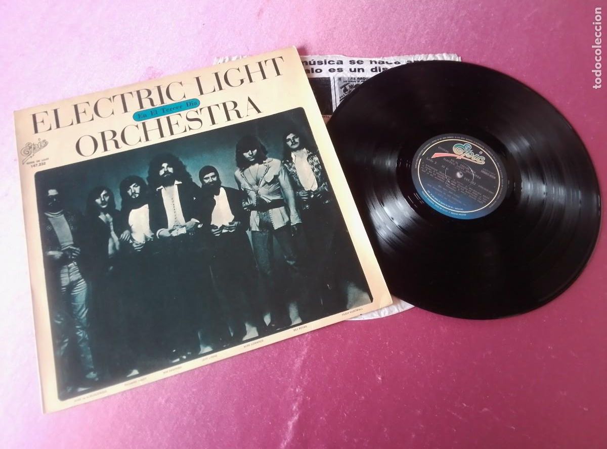 Discos de vinilo: ELECTRIC LIGHT ORCHESTRA EN EL TERCER D&Iacute;A 1973 LP L31 3