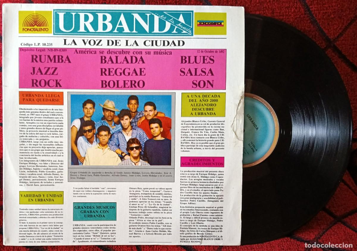 Discos de vinilo: URBANDA ** La Voz De La Ciudad ** VINILO LP 1989 VENEZUELA