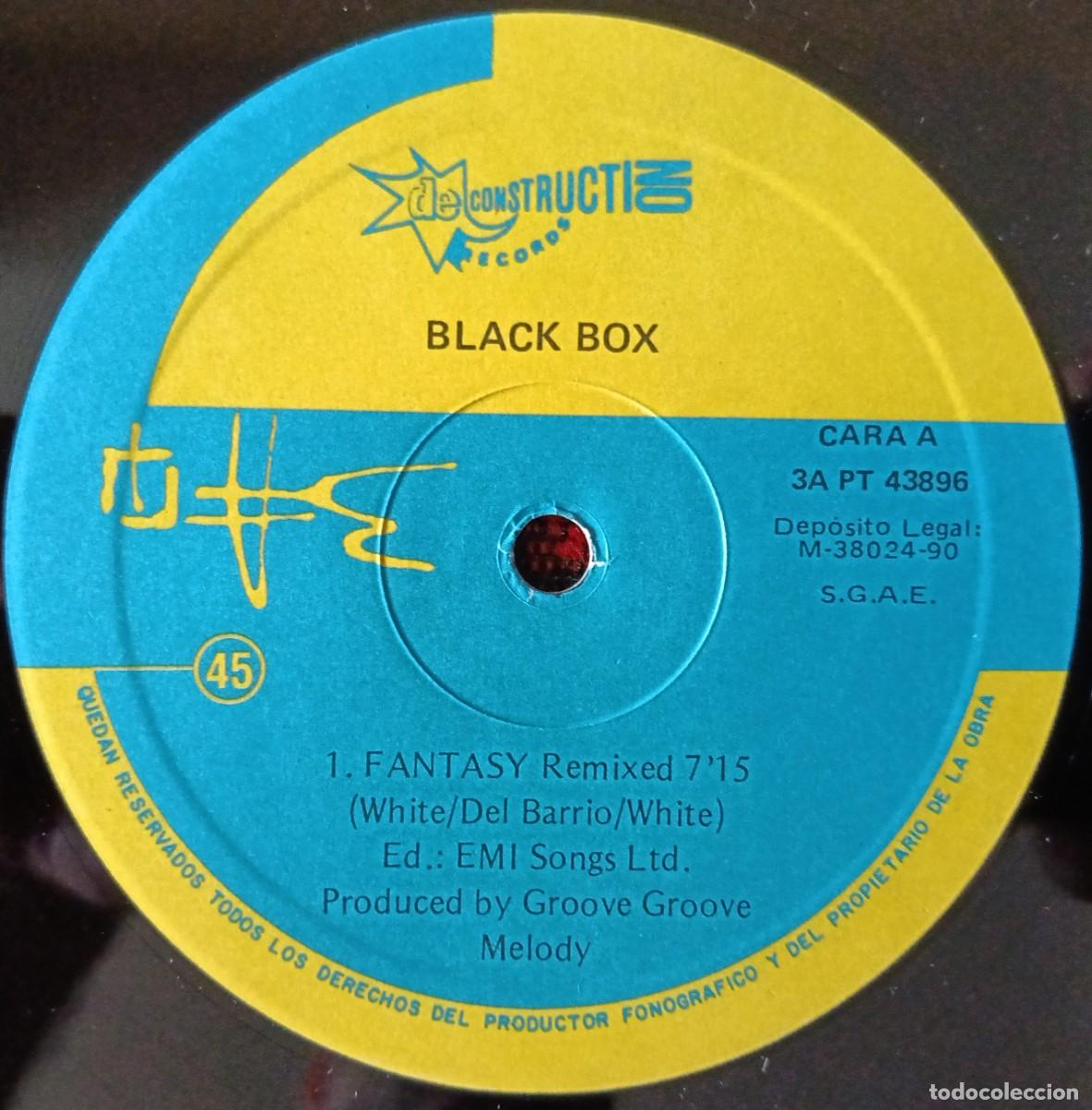 Discos de vinilo: BLACK BOX ** Fantasy (Remixed) ** MAXI SINGLE VINILO 1990 - Foto 3