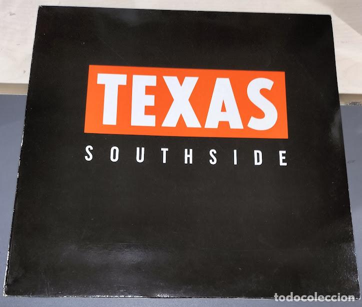 Discos de vinilo: Texas &lrm;- Southside - LP Mercury &lrm;ref. 838 171-1. Ed. espa&ntilde;ola 1989.