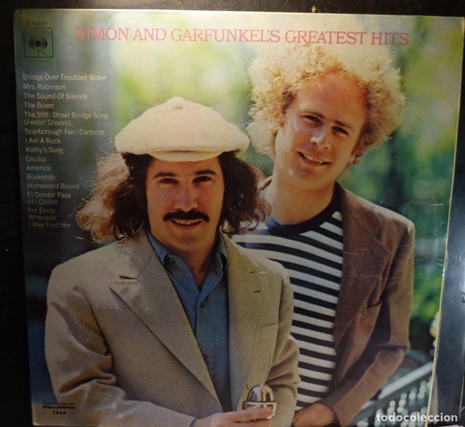 Discos de vinilo: SIMON & GARFUNKEL // GRANDES EXITOS // ENCARTE // 1972 // LP - Foto 1