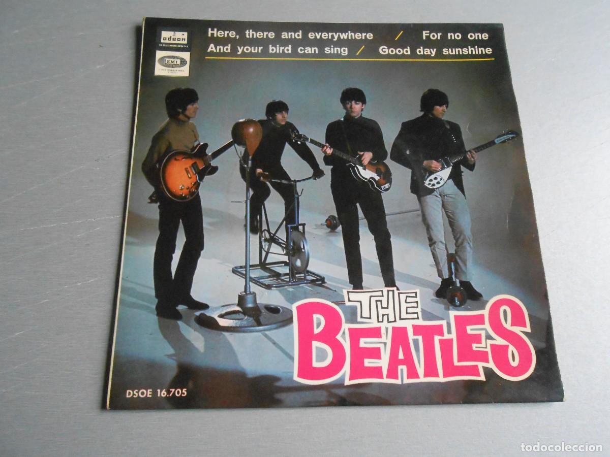 Discos de vinilo: BEATLES, THE, EP, HERE, THERE AND EVERYWHERE + 3, A&Ntilde;O 1966, ODEON, DSOE 16.705