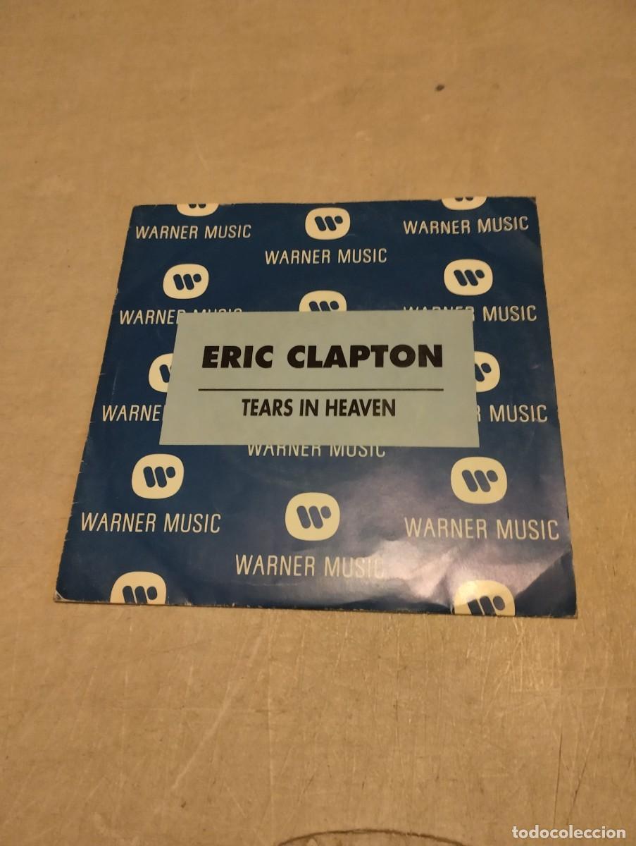 Discos de vinilo: ERIC CLAPTON SG TEARS IN HEAVEN PROMO
