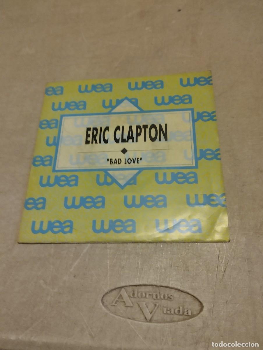 Discos de vinilo: ERIC CLAPTON SG BAD LOVE PROMO - Foto 1