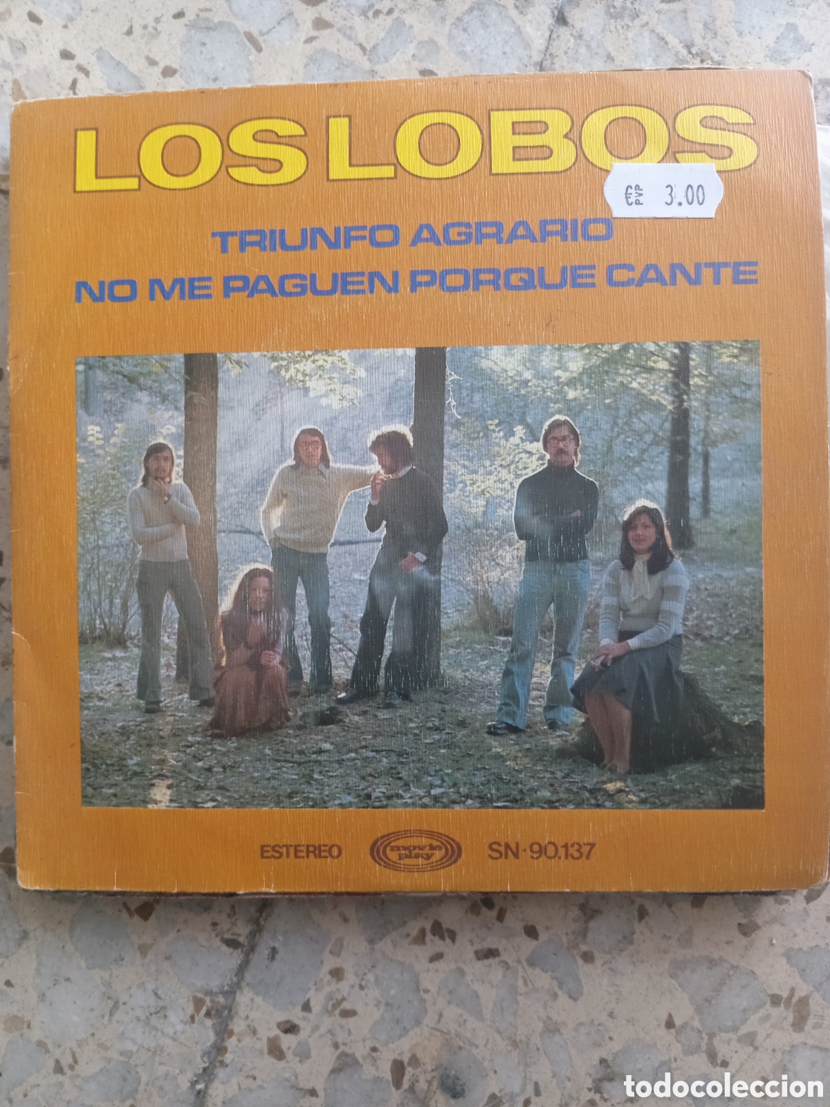 Vinyl records: SGL LOS LOBOS TRIUNFO AGRARIO 1976