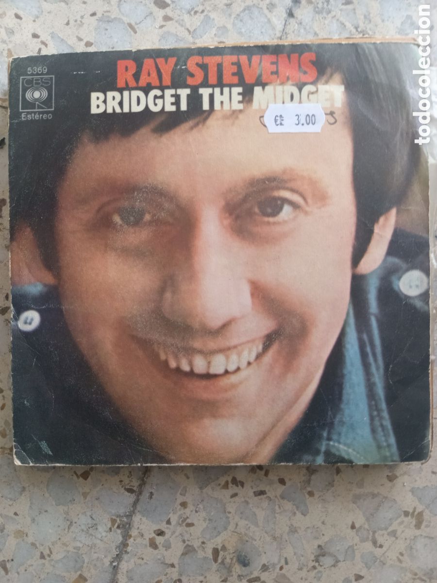 Discos de vinilo: SGL RAY STEVENS BRIDGET THE MIDGET 1971 - Foto 1