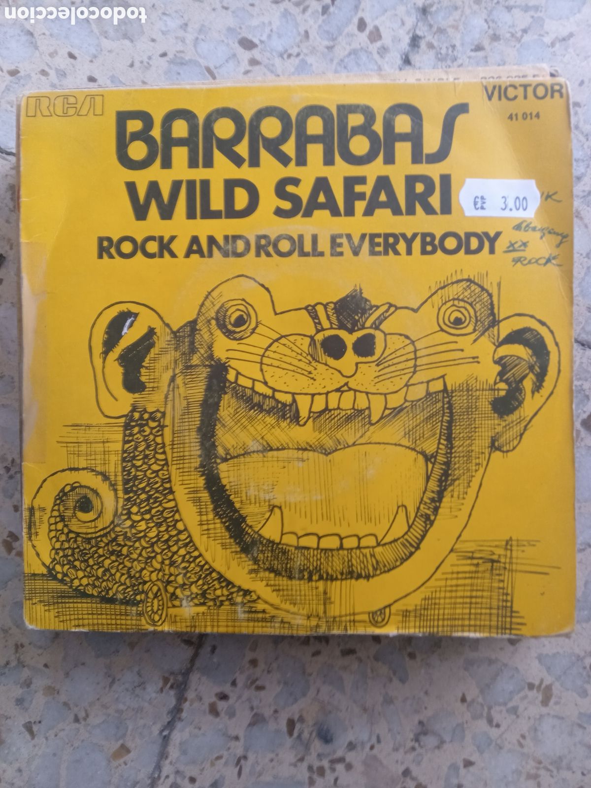 Dischi in vinile: SGL BARRABAS WILD SAFARI 1972 FRANCIA