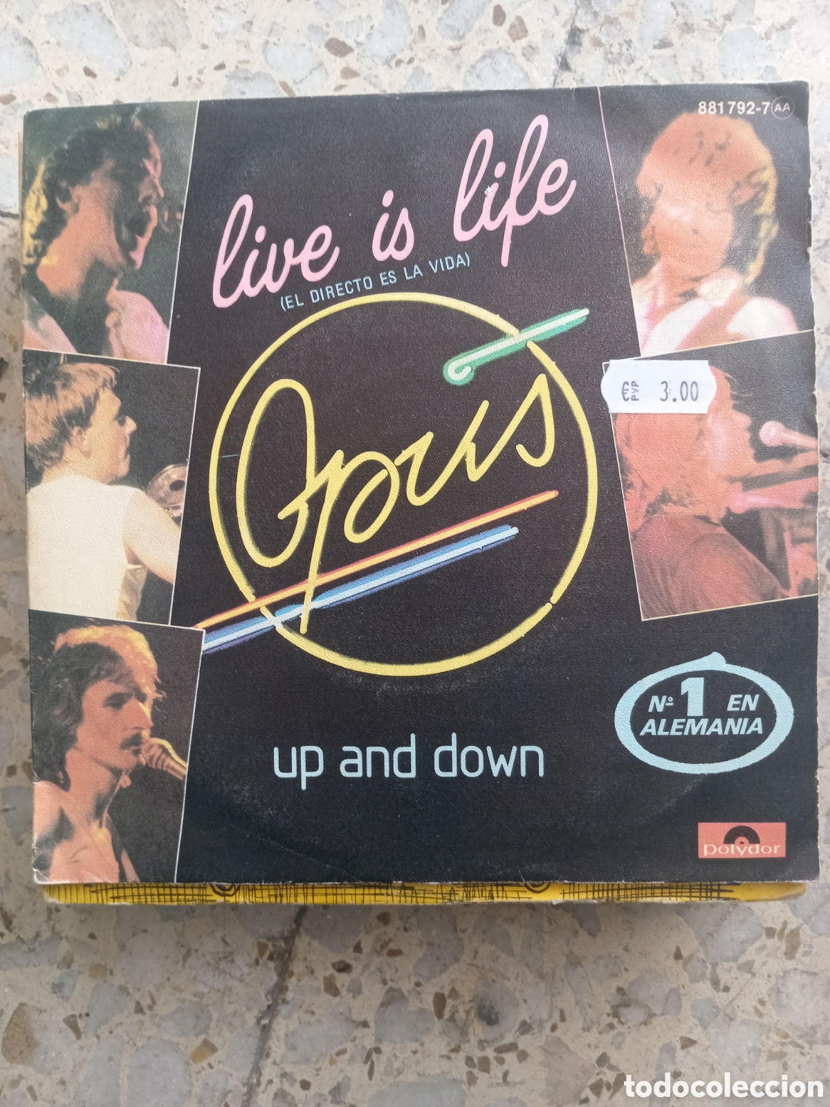 Discos de vinilo: SGL OPUS LIVE IS LIVE 1984