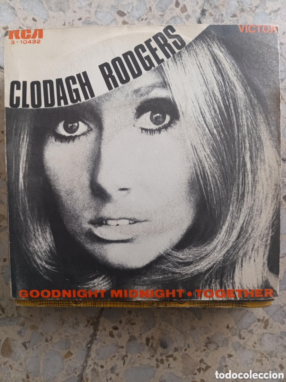 Discos de vinilo: SGL CLODAGH RODGERS GOODNIGHT MIDNIGHT 1969