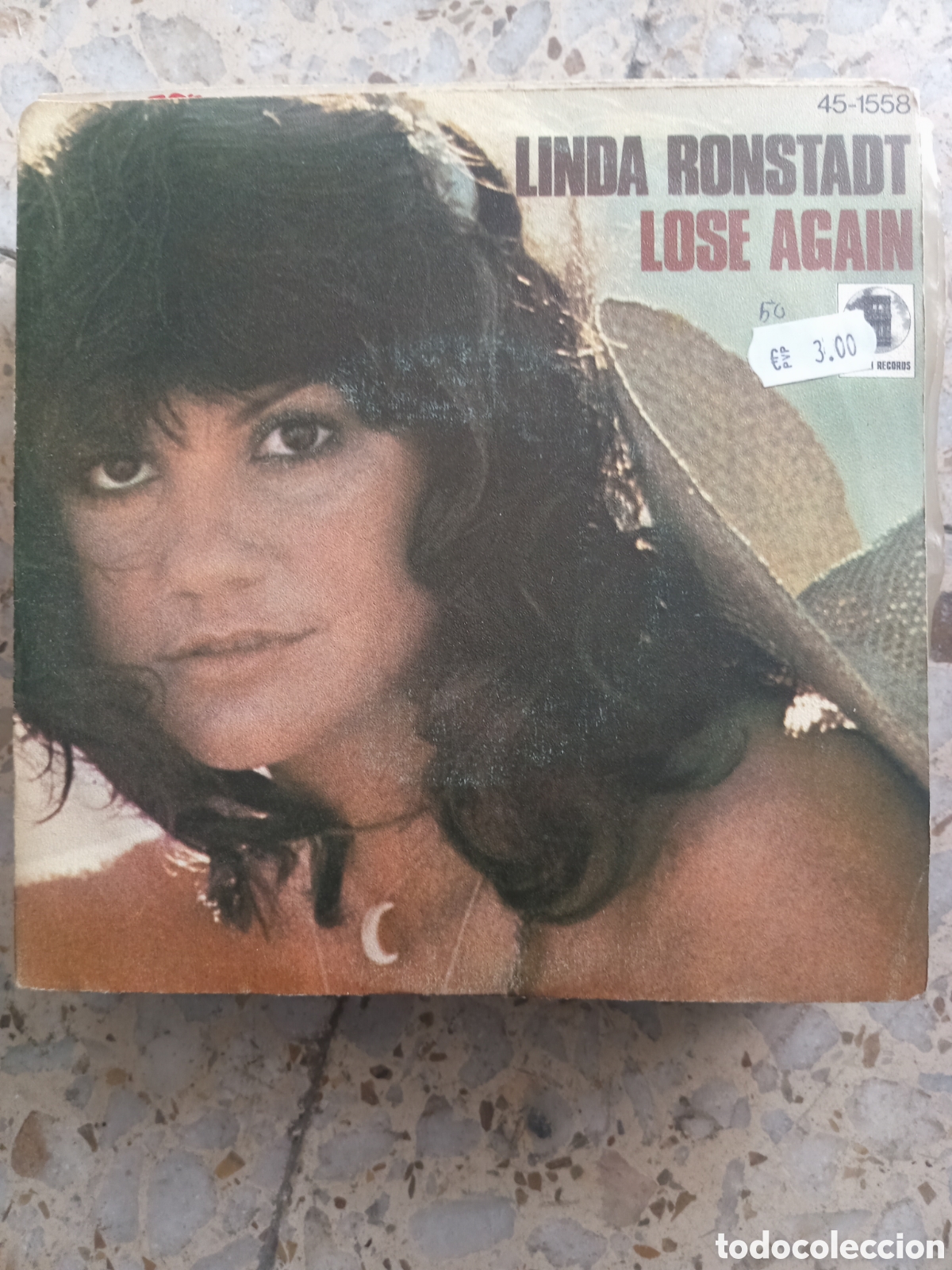 Vinyl records: SGL LINDA RONSTADT LOSE AGAIN 1977