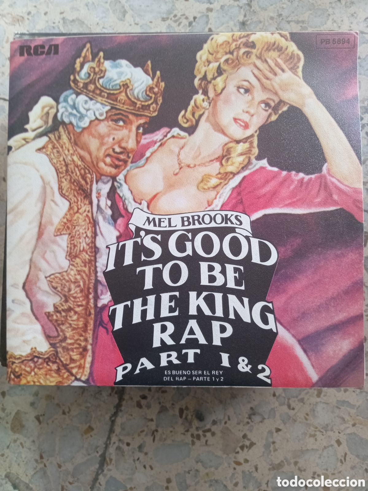 Discos de vinilo: SGL MEL BROOKS IT&acute;S GOOD TO BE THE KING RAP 1981 PROMO