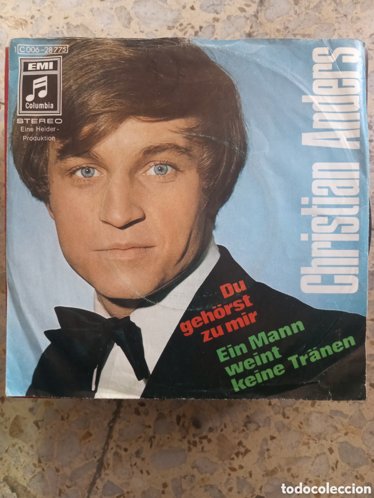 Vinyl-Schallplatten: SGL Christian Anders &ndash; Du Geh&ouml;rst Zu Mir / Ein Mann Weint Keine Tr&auml;nen 1970